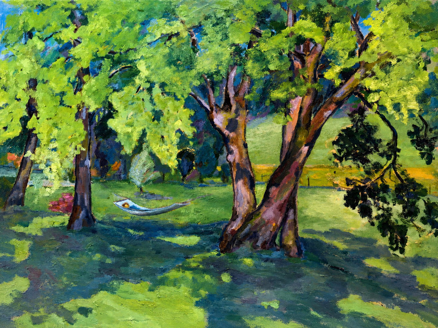 Le repos sous les arbres
