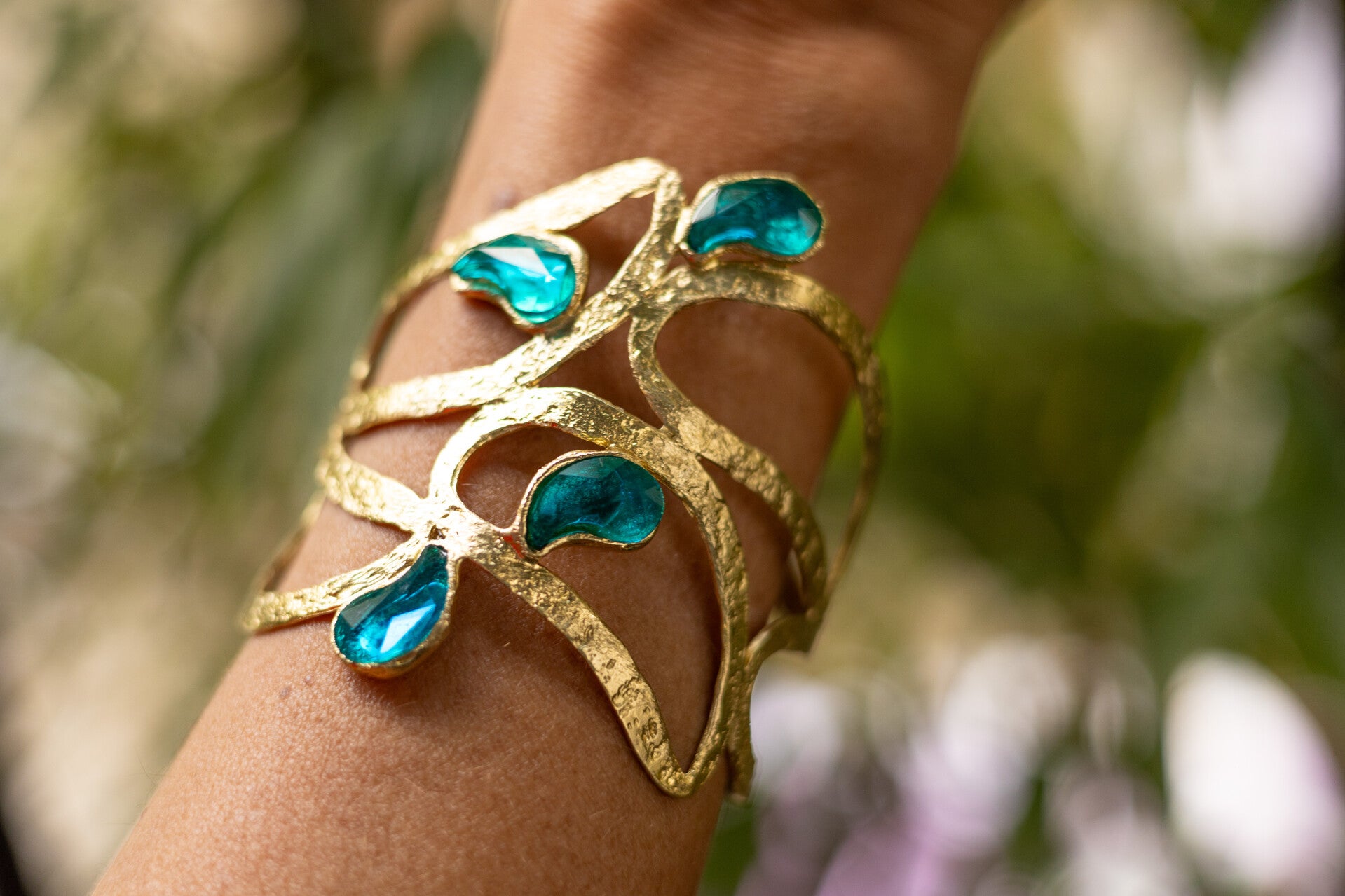 Bracelet — Émaux turquoise
