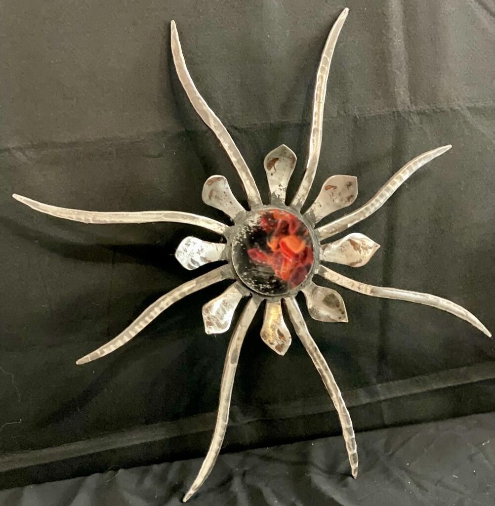 Miroir-soleil — Cabochon rouge