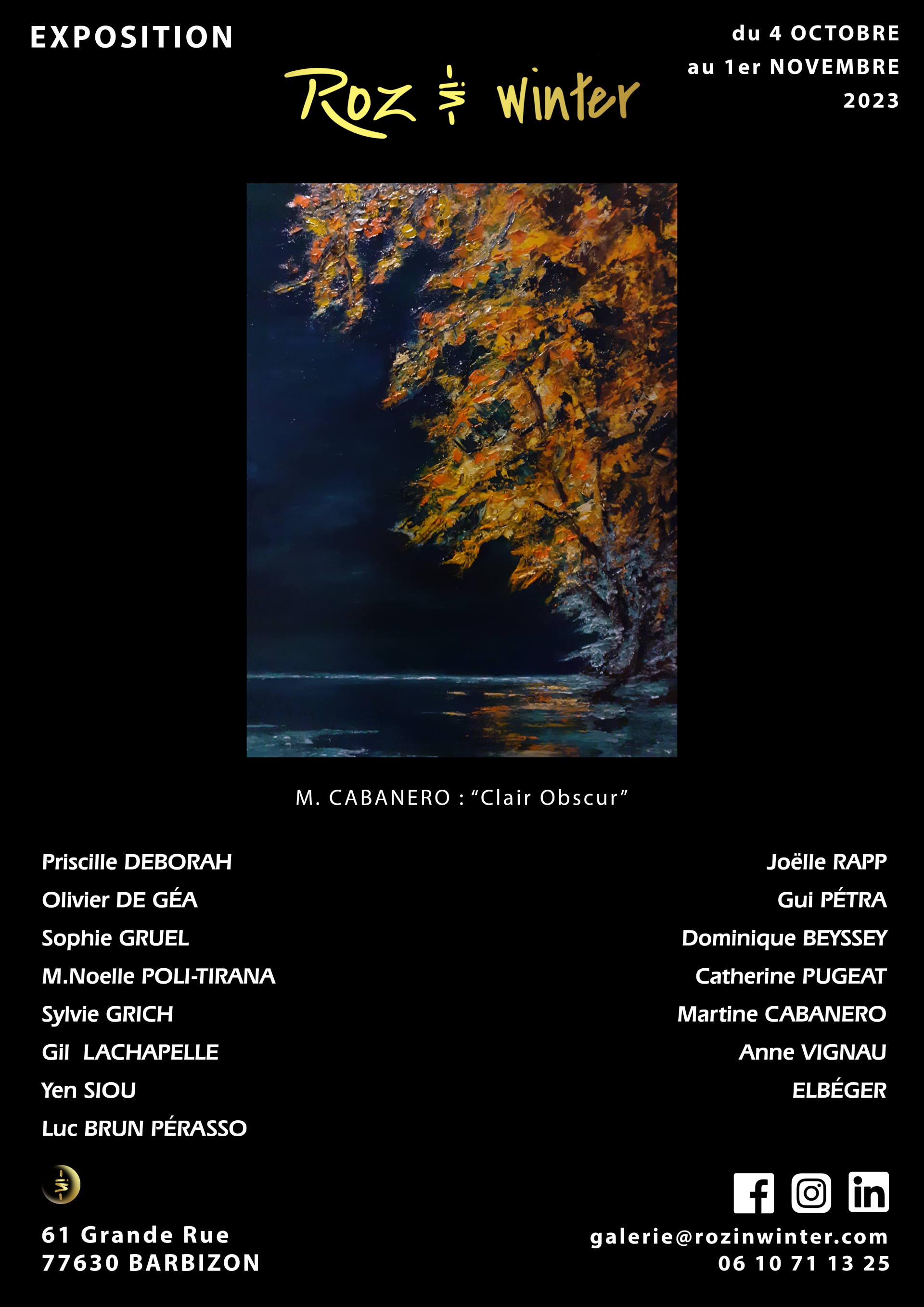 Exposition Octobre 2023