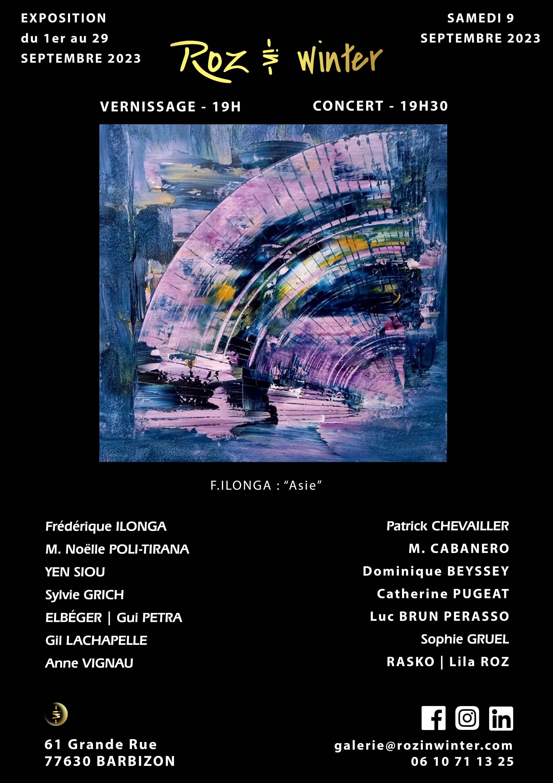 Exposition Septembre 2023