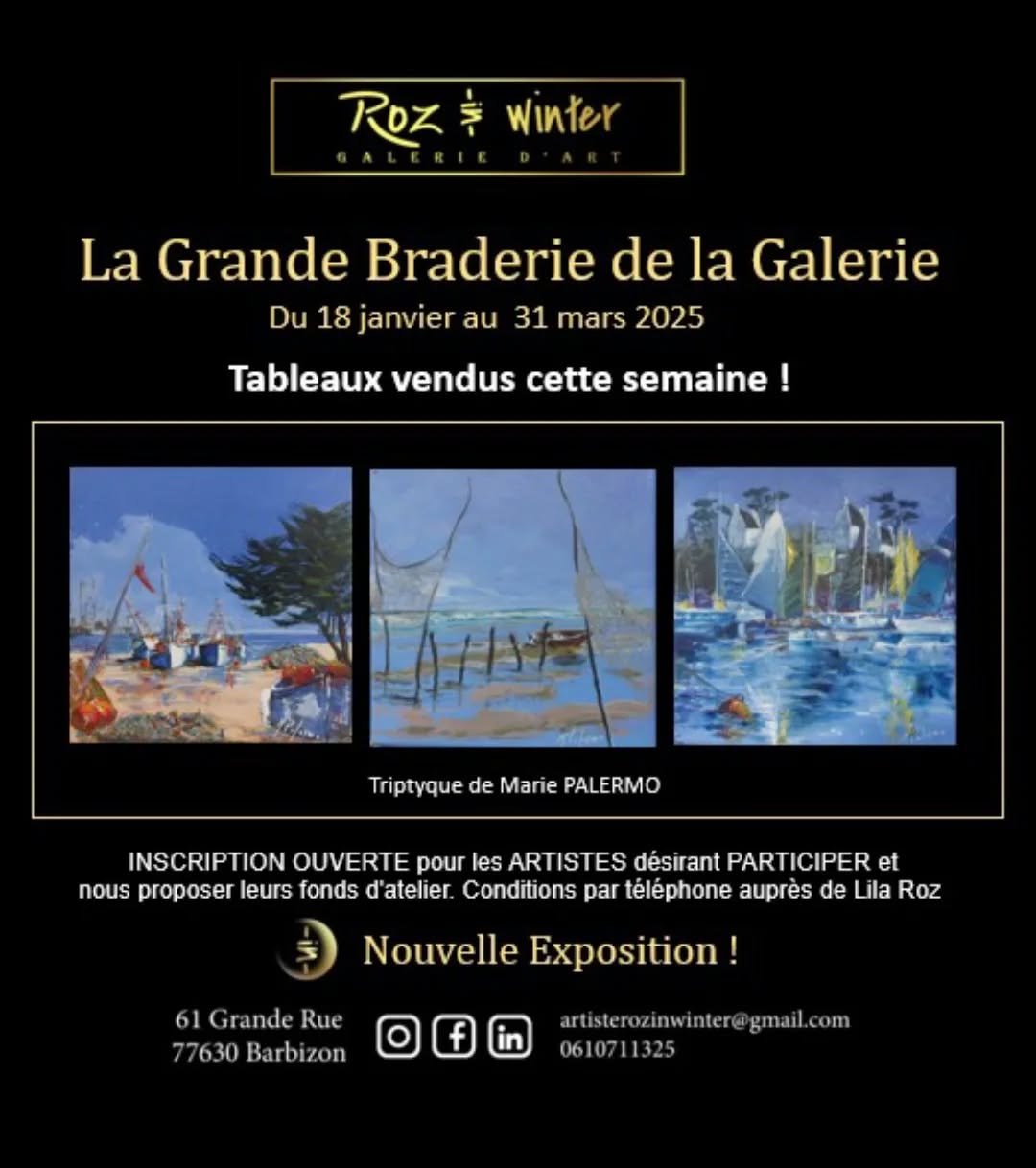 vendu cette semaine De Marie Palermo @tous #barbizon #fontainebleau #artcontempo