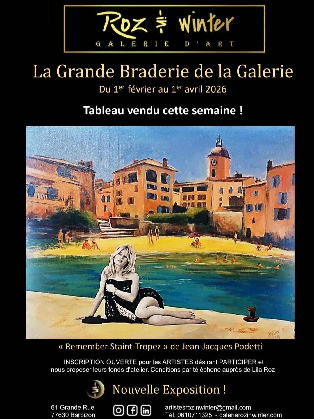 Tableau vendu de Jean-Jacques Podetti "Remember" De multiples œuvres vous attend