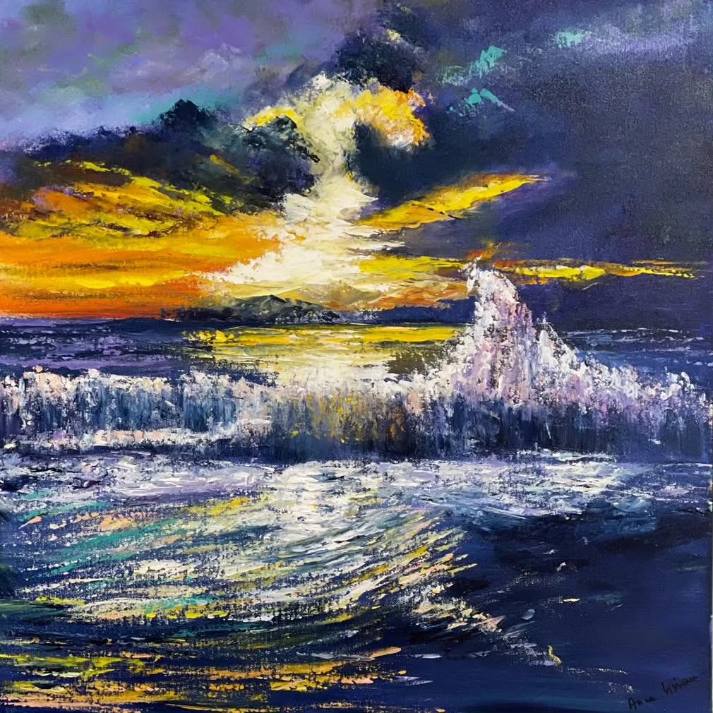 "Regard sur la vague" d'Anne Vignau Vendu cette semaine dans le cadre de la Brad