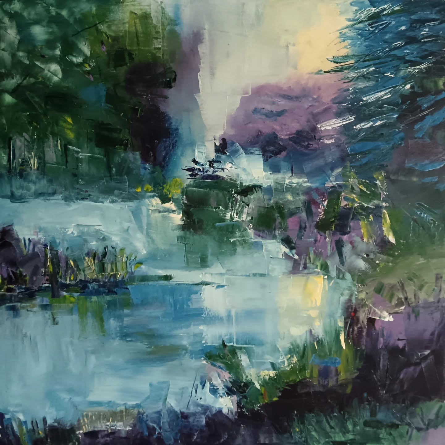 "Cascade" de Nadia Barsky Vendu cette semaine pour galerie New Yorkaise... @barb